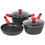 Thumbnail: Art of Cooking 5 Pieces Aluminum Non Stick Cookware Set
