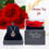 Thumbnail: Valentines Day Gifts for Her -Preserved Red Real Rose with I Love You Necklace i