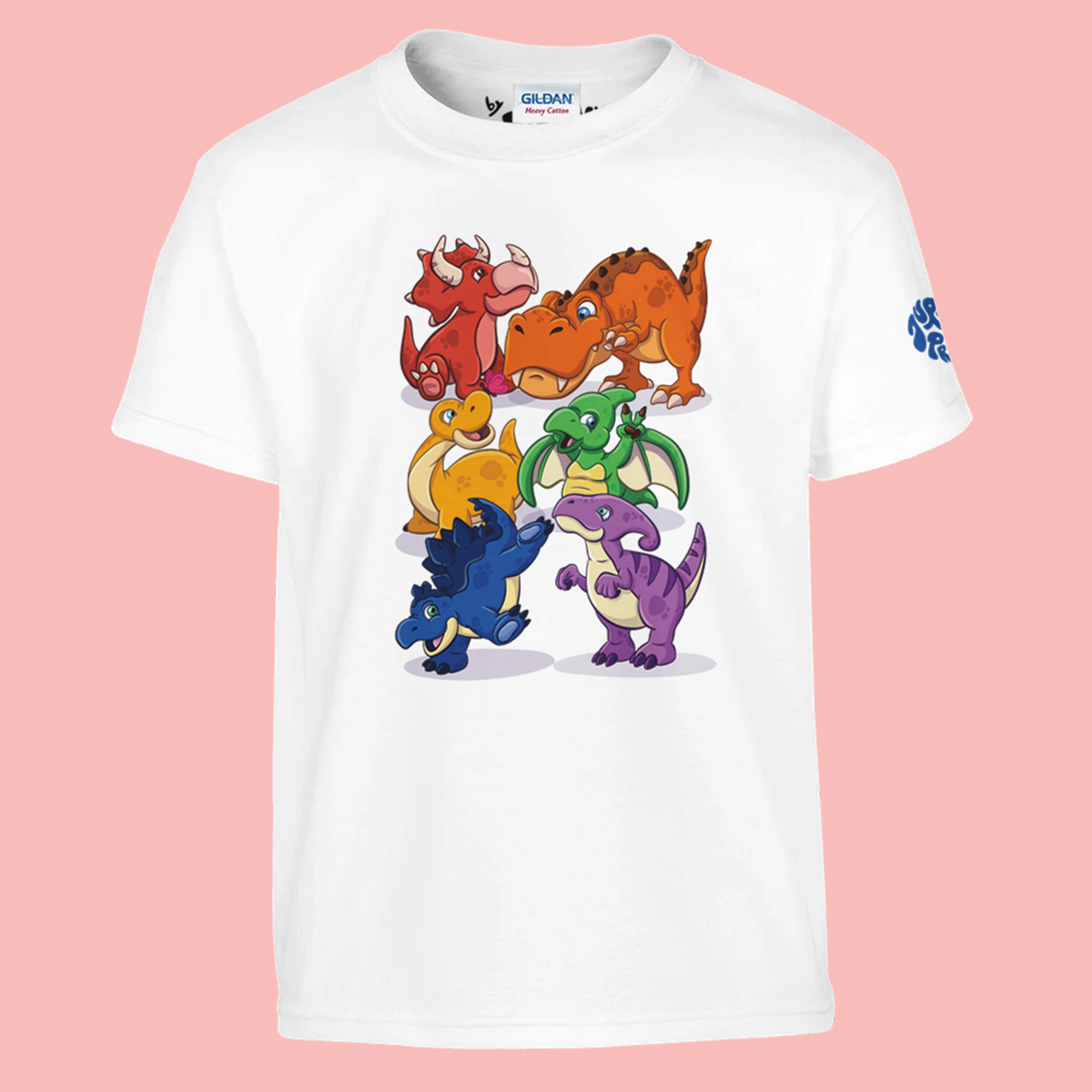 Jurassic Pride Rundhals-T-Shirt für Kinder