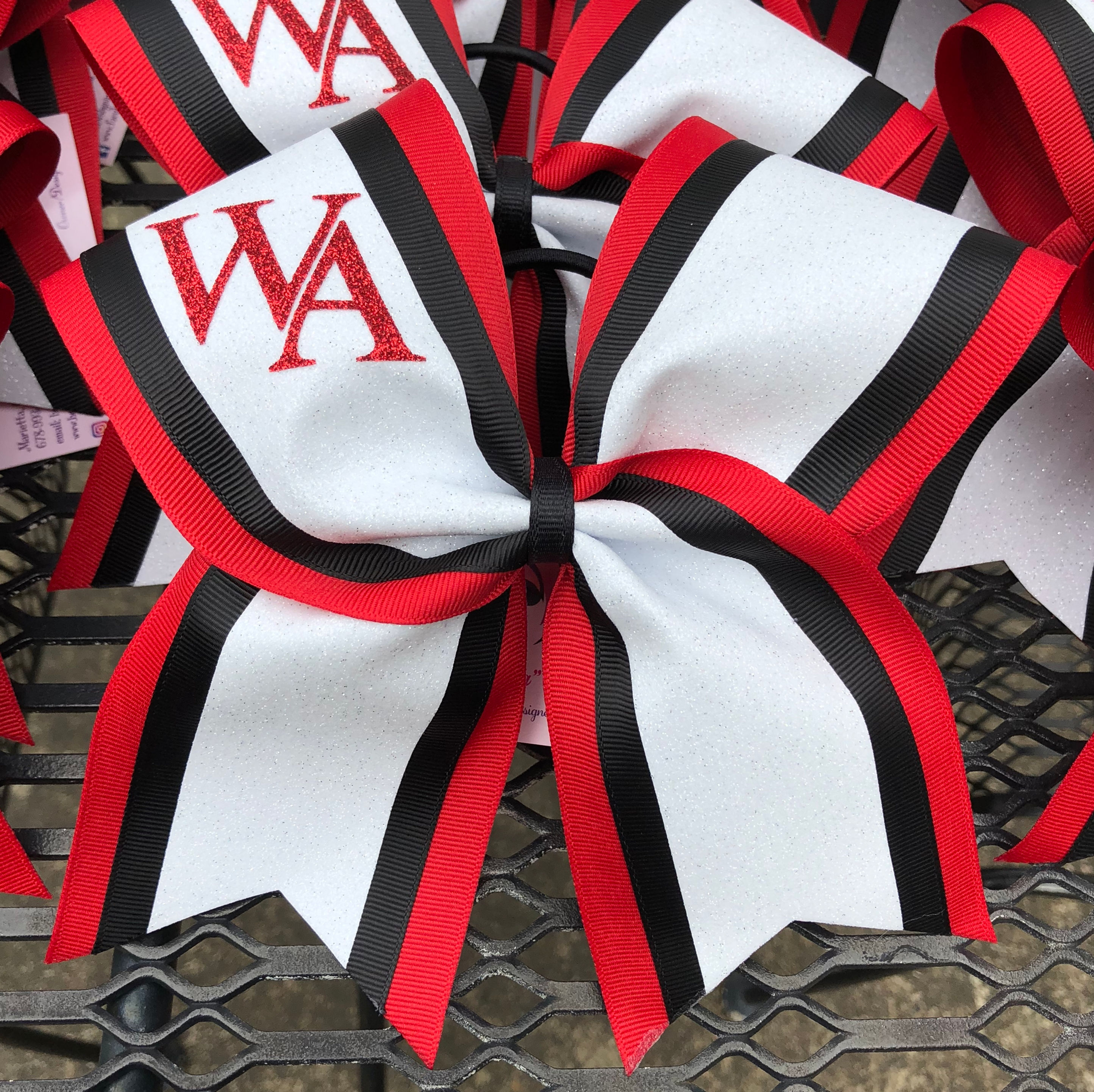 Three Tone Bow w/ Team Logo