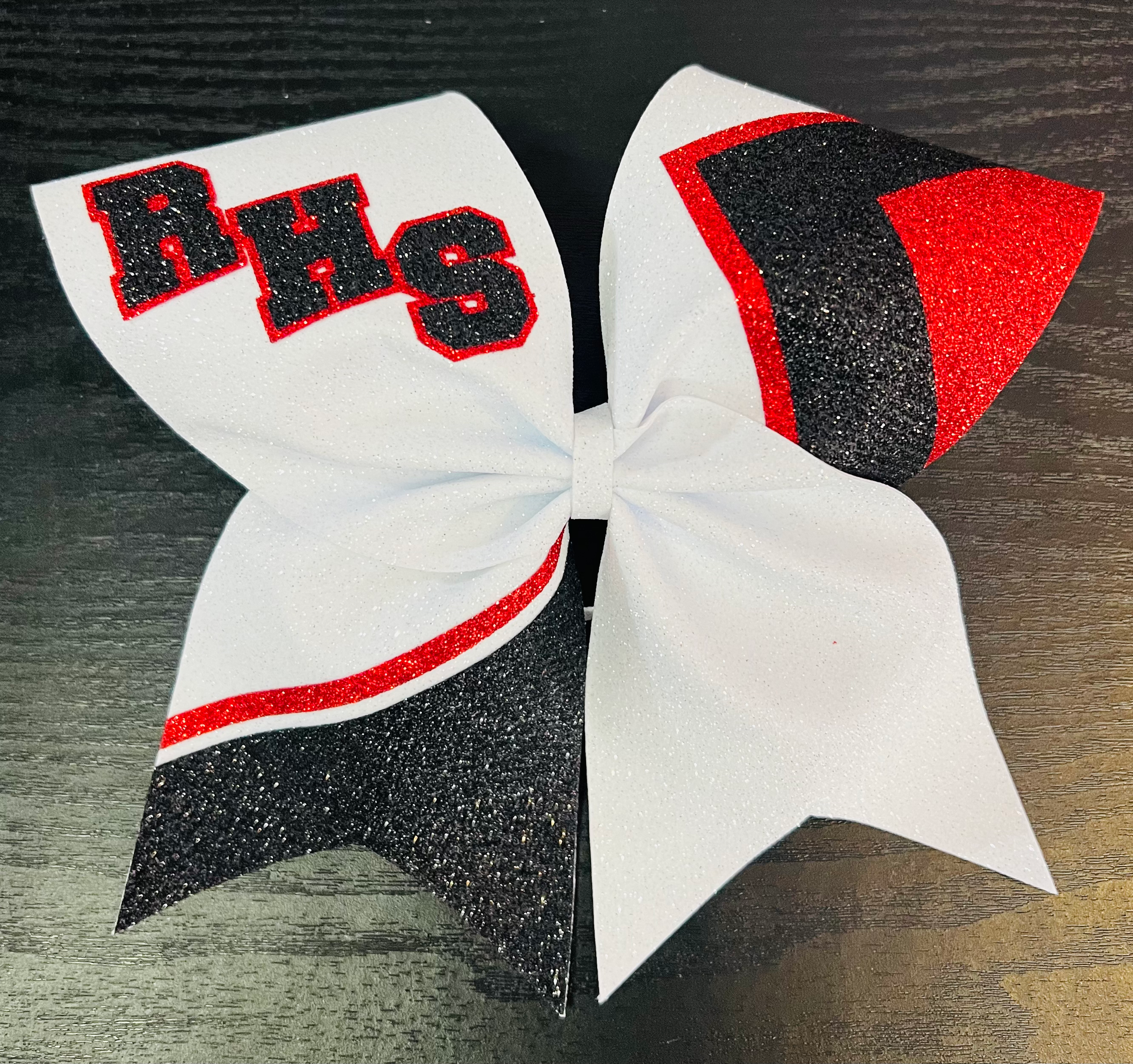White, Black & Red Bold Angle Tail & V Loop