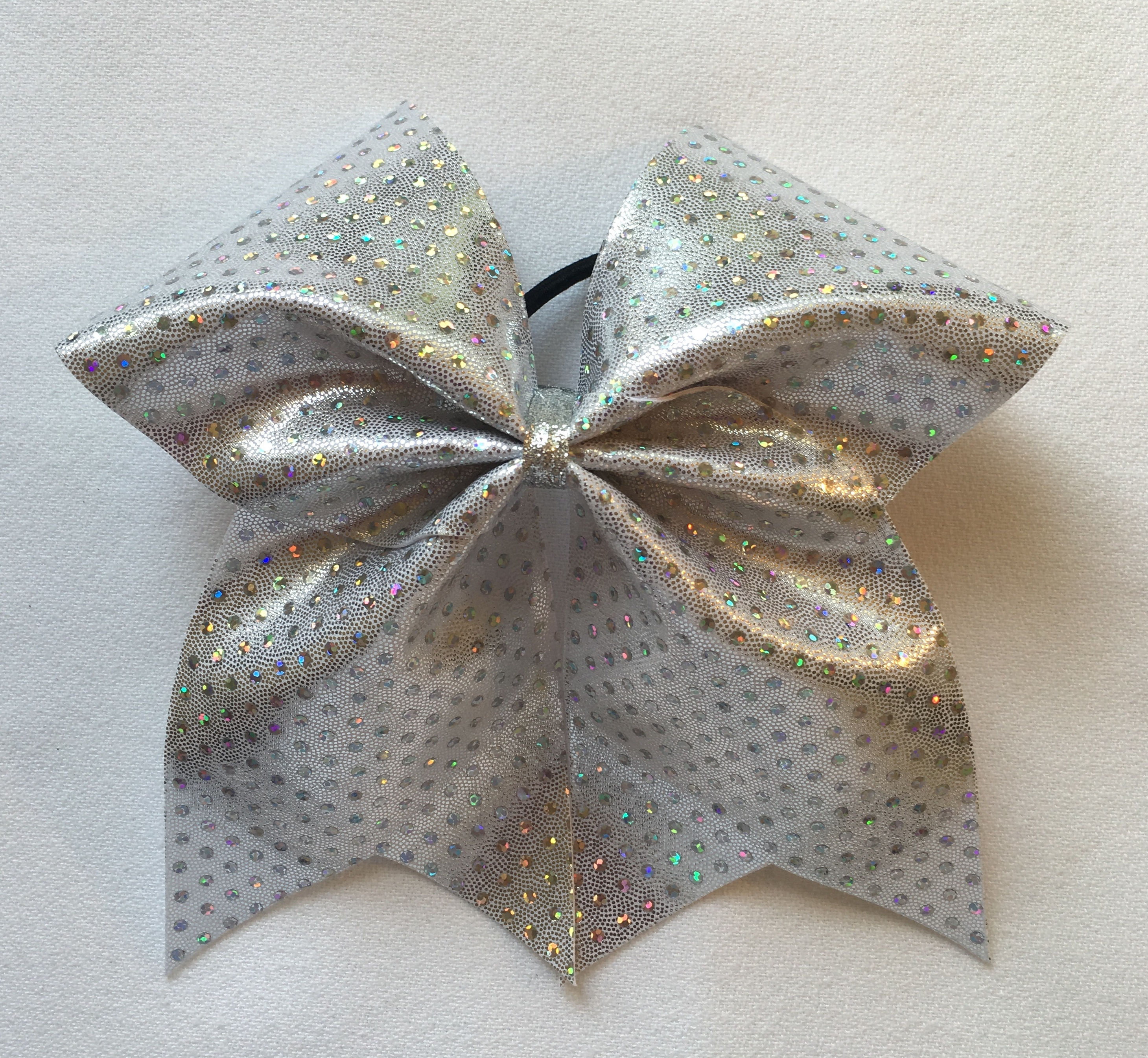 Silver Sparkle Bow