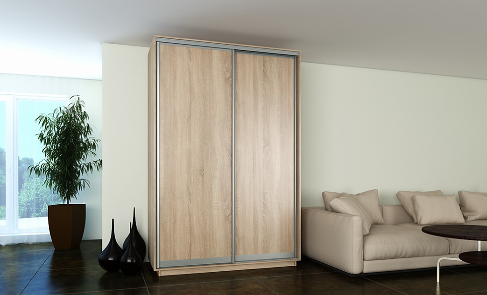 Miniatură: Dulap Practic 2,3m - Usi Glisante