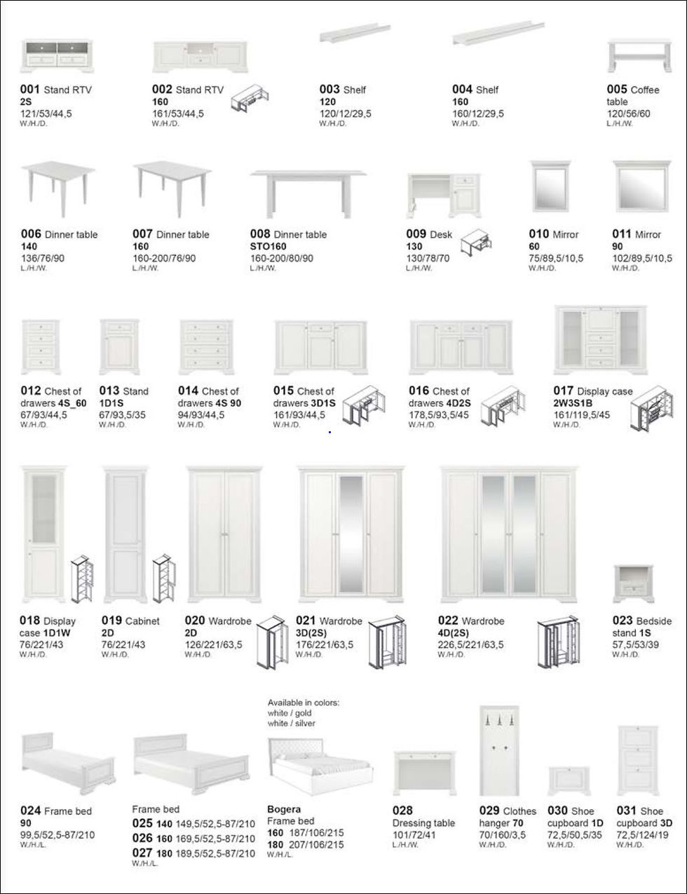 Miniatură: Comoda White 3d1s