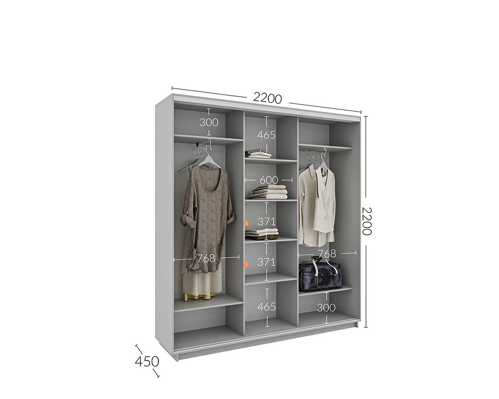 Miniatură: Dulap Garant 2,2m