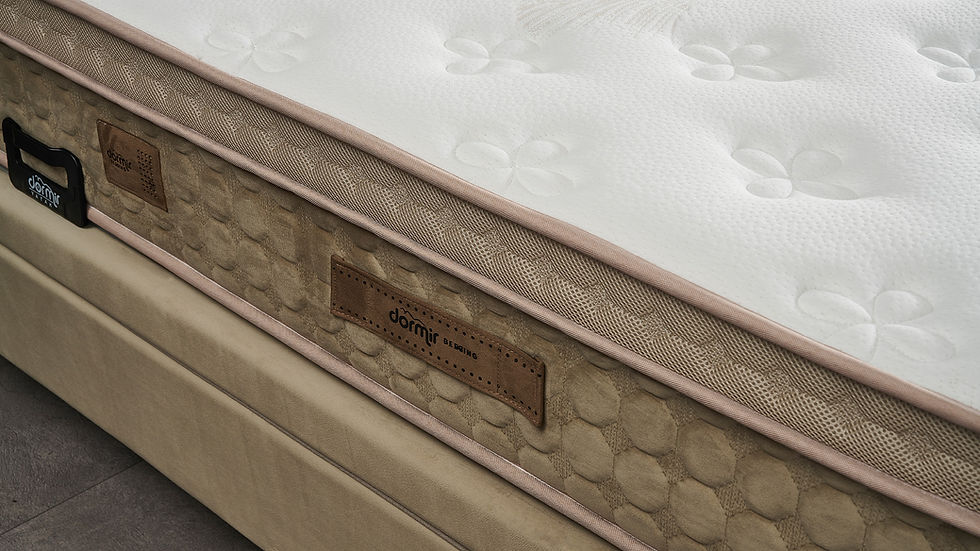 Miniatură: Set Pat tapitat Crown160x200 cm, cu lada depozitare + Saltea Crown