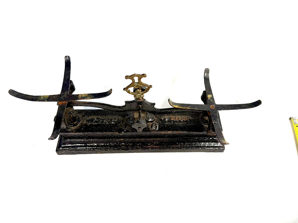 Thumbnail: Antique, French, Cast-Iron Scale