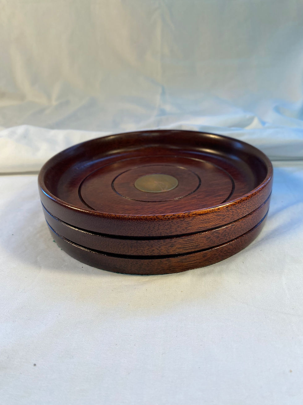 Thumbnail: Edwardian, Bottle Coaster, Mahogany c. 1910-1920