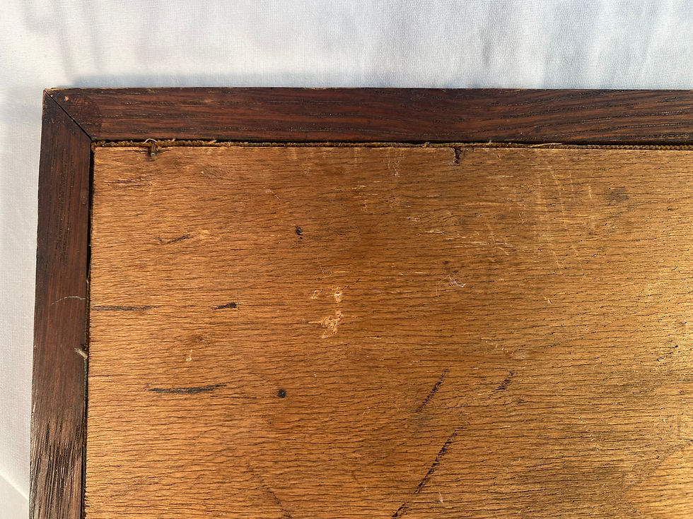 Thumbnail: Vintage, Oil on Board, French Painting