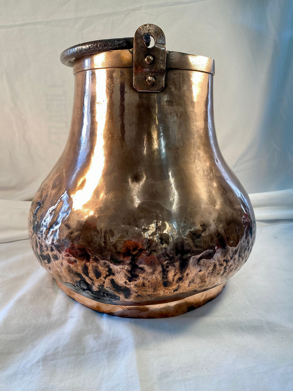 Thumbnail: French, Antique, Copper Pot, Unique Shape c. 1890