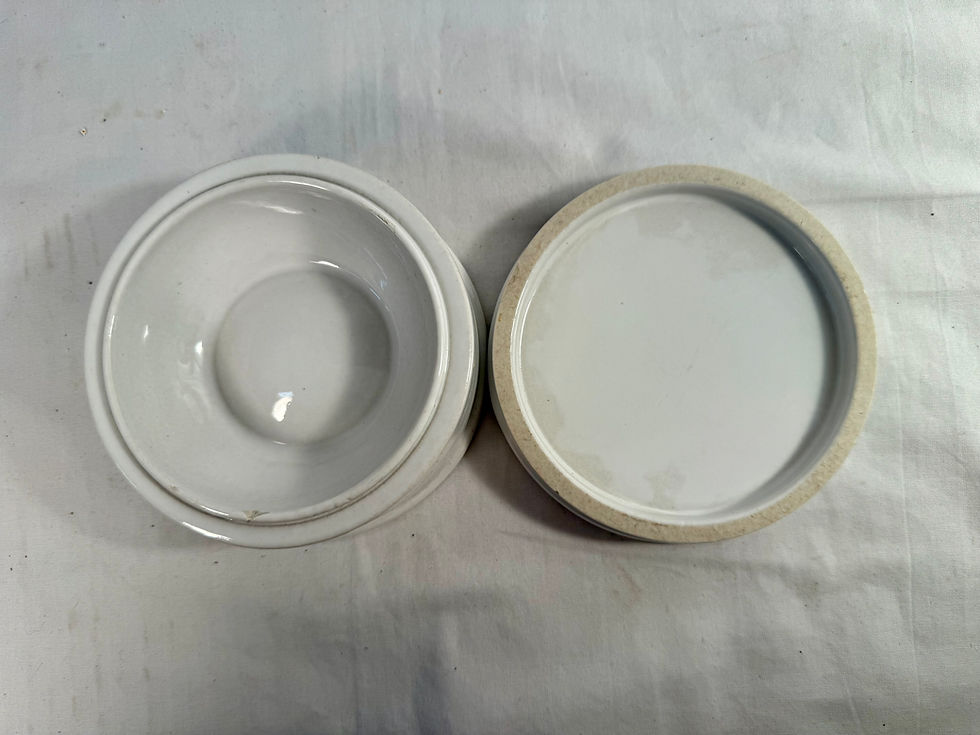 Thumbnail: Antique, English, Advertising, St. James' Relish Ironstone - "Fishing in a Punt"