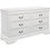 Thumbnail: Louis Philippe 6-drawer Dresser White