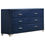 Thumbnail: Melody 6-drawer Upholstered Dresser Pacific Blue
