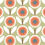 Miniatura: Estampado flores melocotón