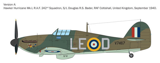 Thumbnail: 
Hurricane Mk 1 Aces italeri 2838