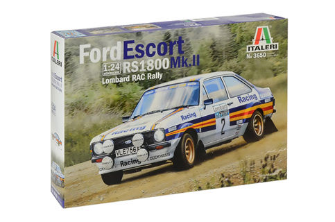 Thumbnail: Italeri Ford escort rs1800 lombard rally 1/24