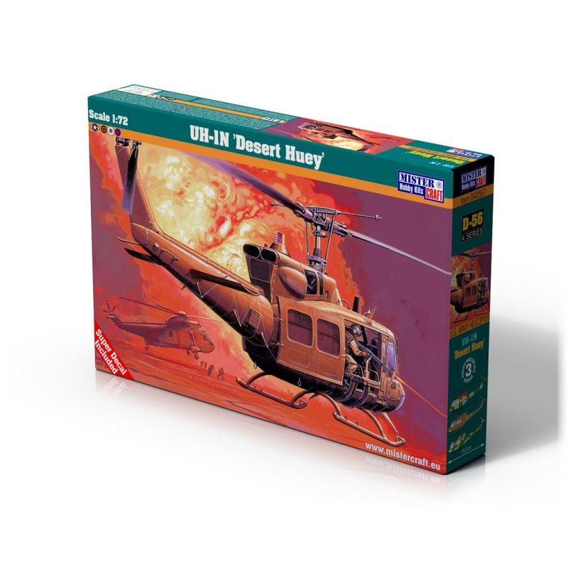 mistercraft 1:72 UH-1N Desert Huey