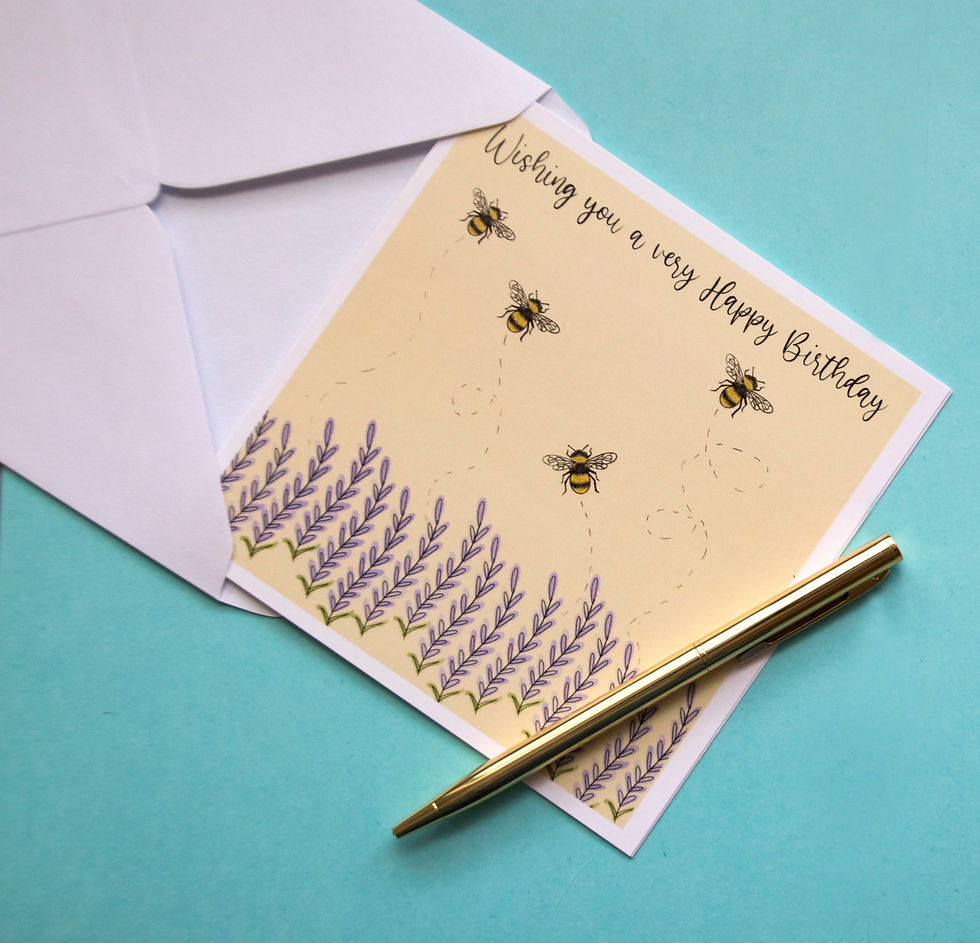 Thumbnail: Bumble Bee Wishing you a very Happy Birthday