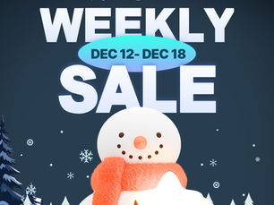 [DEC 12 - DEC 18] ☃ Year-End Weekly Special Sale! ☃
