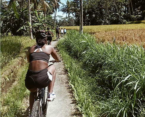 bike tour in villa kaui ubud