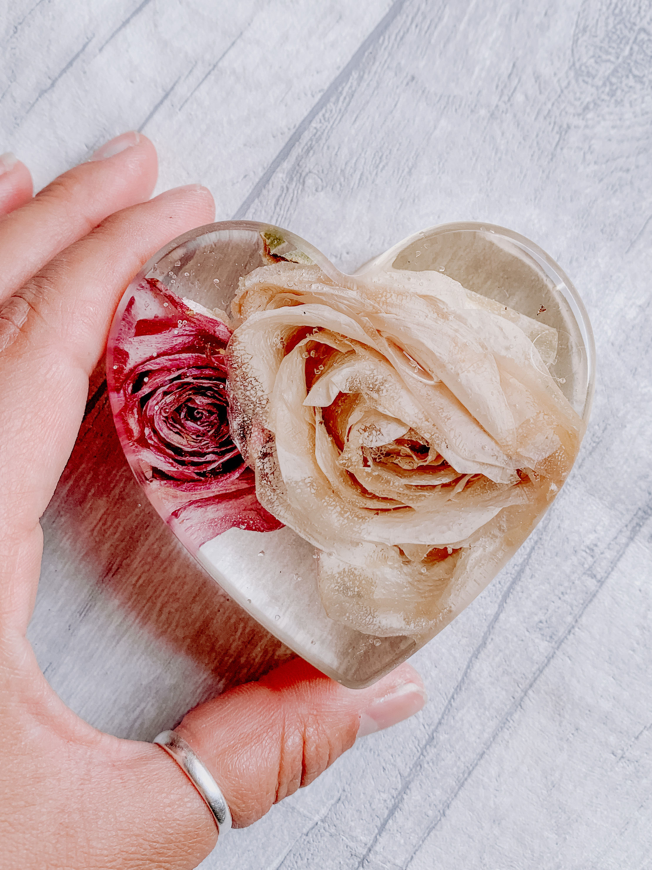 8cm Freestanding Heart