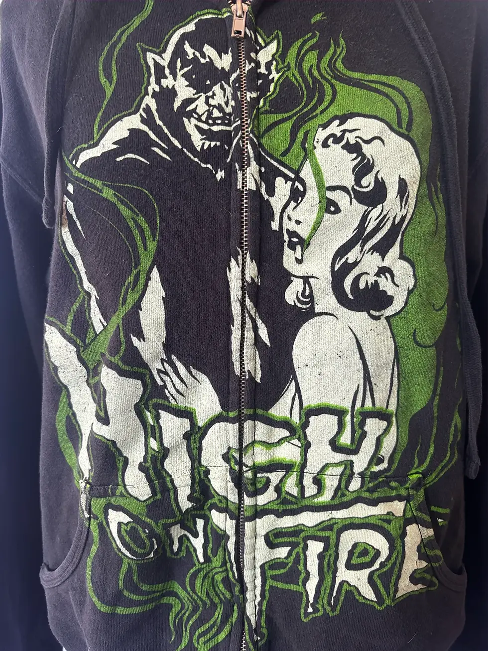 Thumbnail: High on Fire RARE Tour Zip Up Hoodie