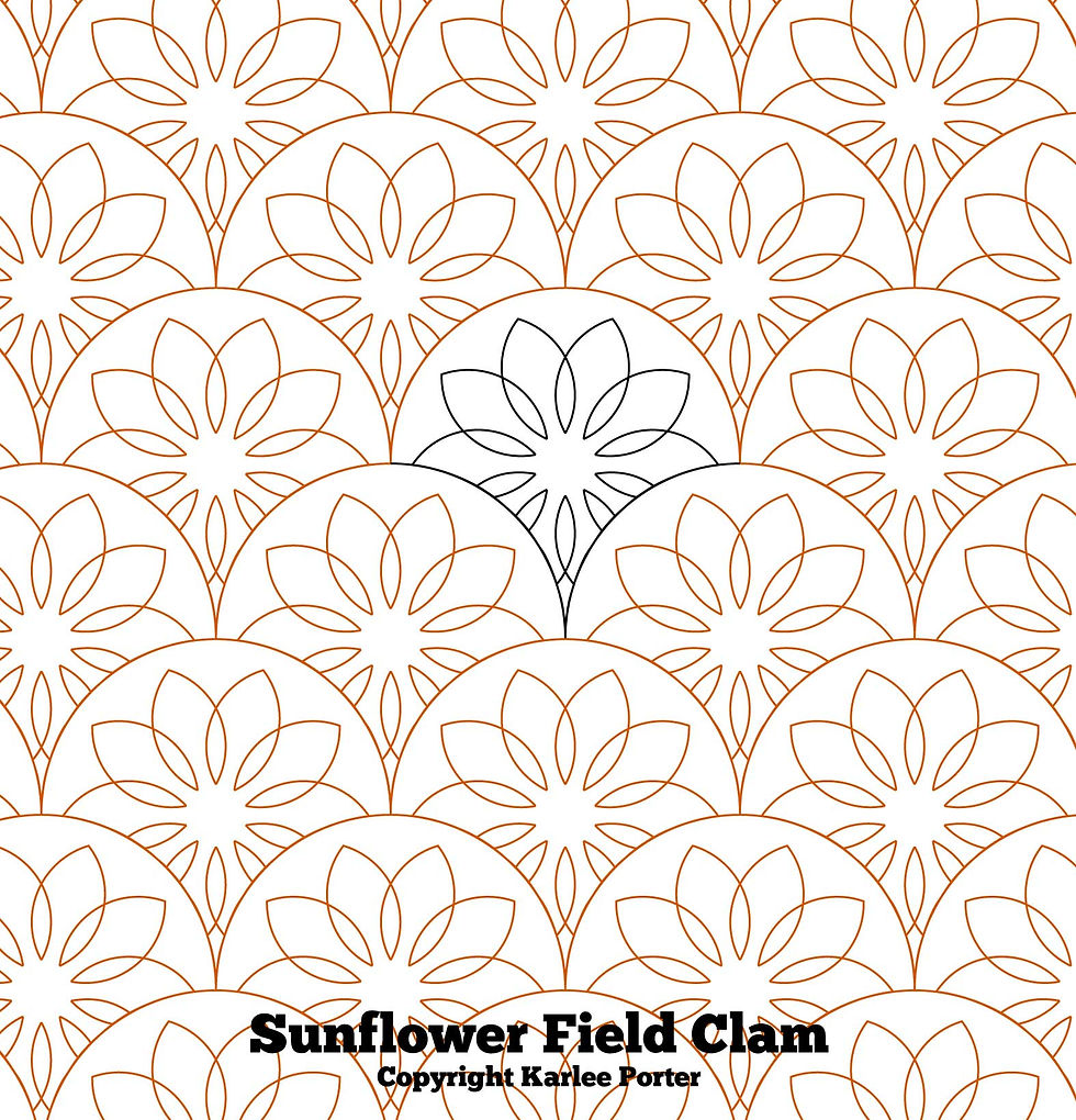 SUNFLOWER FIELD CLAM