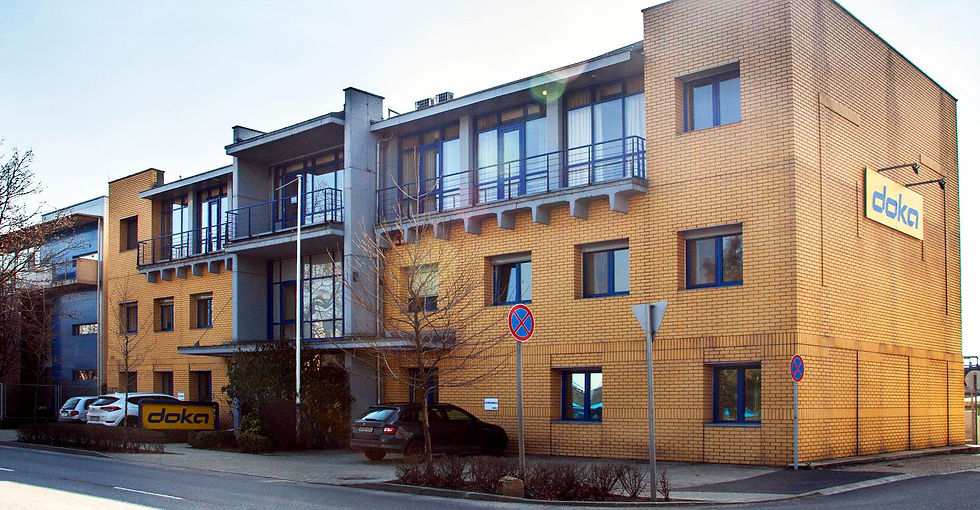 A Magyar Doka Zsalutechnika Kft. központi irodaháza Budapesten