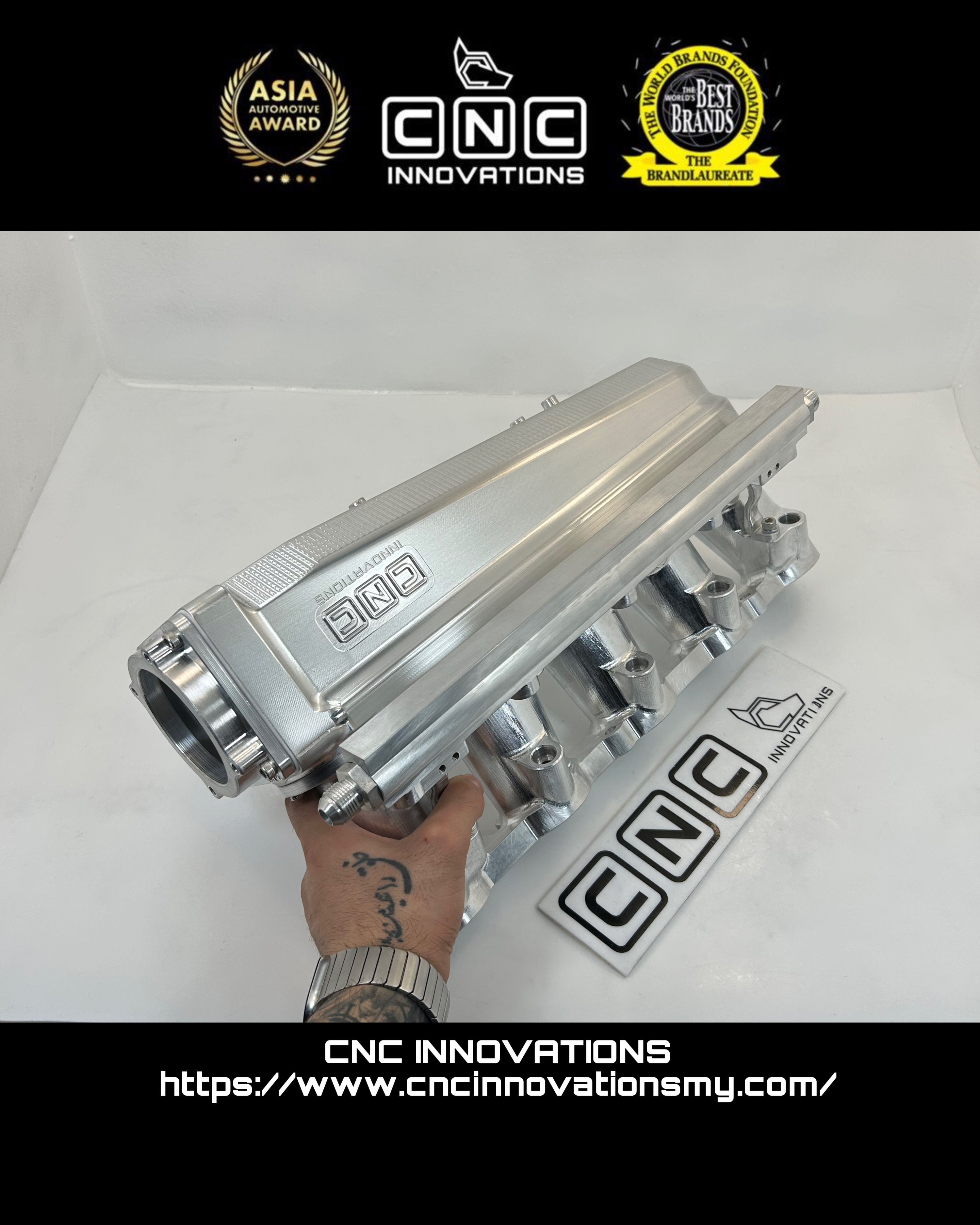 VOLVO S60 & V70R BILLET SIDE-FEED FWD INTAKE MANIFOLD