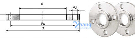 DIN 2576 PN10 Plate Flange (Slip On Flange)