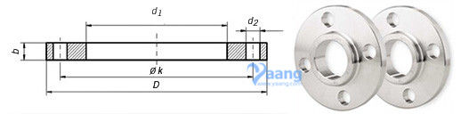 DIN 2573 PN6 Plate Flange (Slip On Flange)