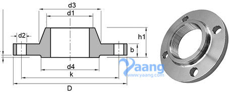 DIN 2567 PN25/PN40 Threaded Flange