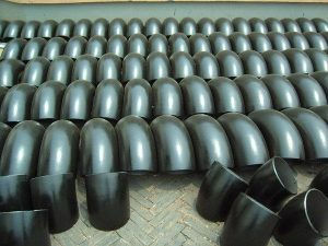 Pressing procedure for butt welded elbow pipe fittings