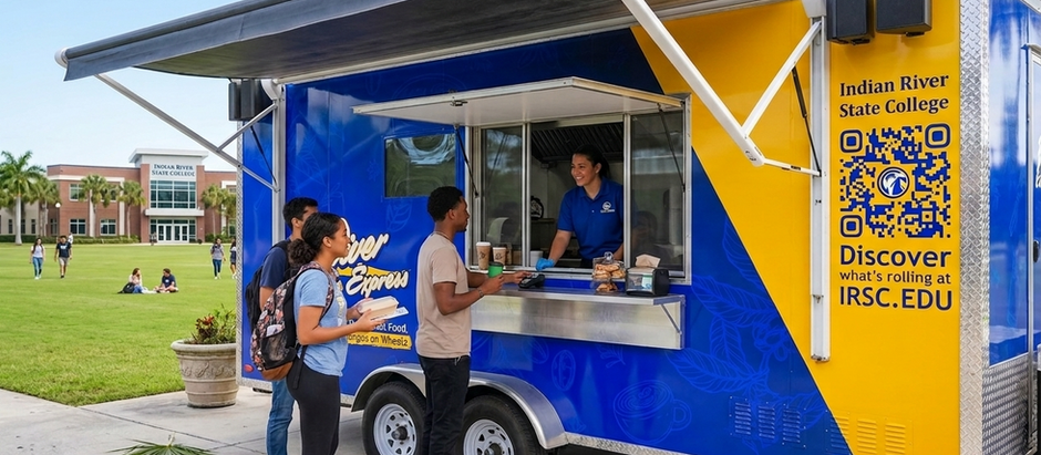 Indian River State College Cafe Express | 18FT. | Custom Concession Trailer