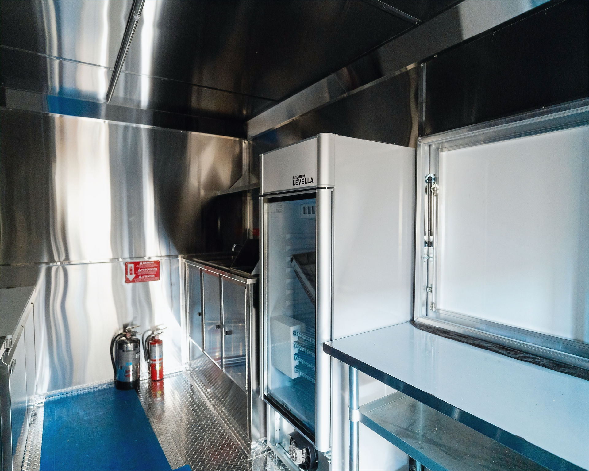 Interior inspection during initial trailer build
