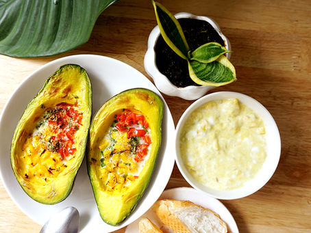 Yogi eat - cách làm món bơ nướng trứng gà