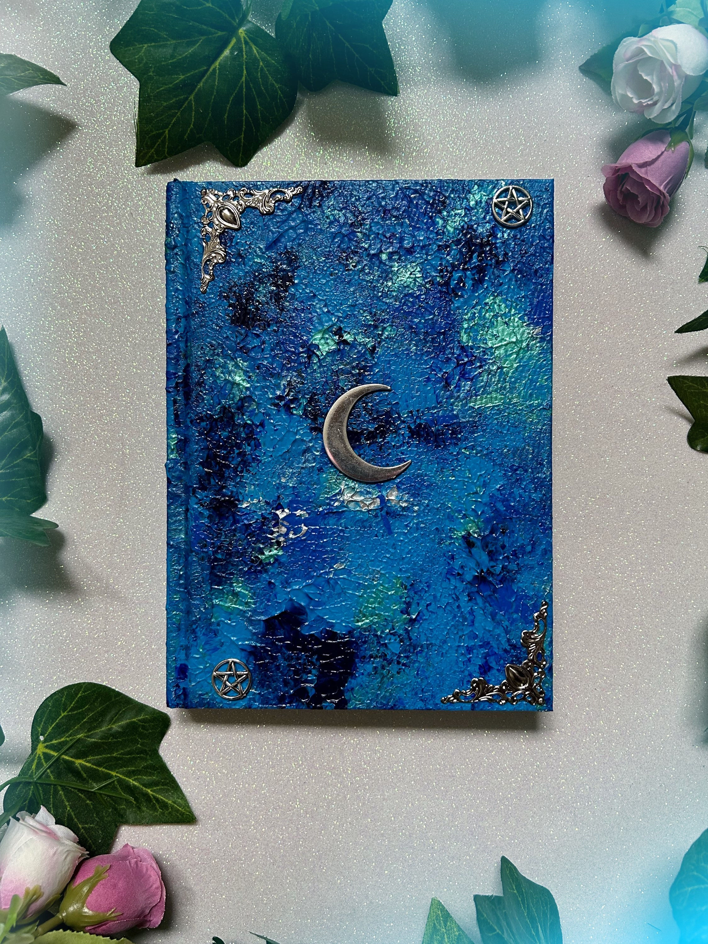 Lunar Witch Book of Shadows - Blue
