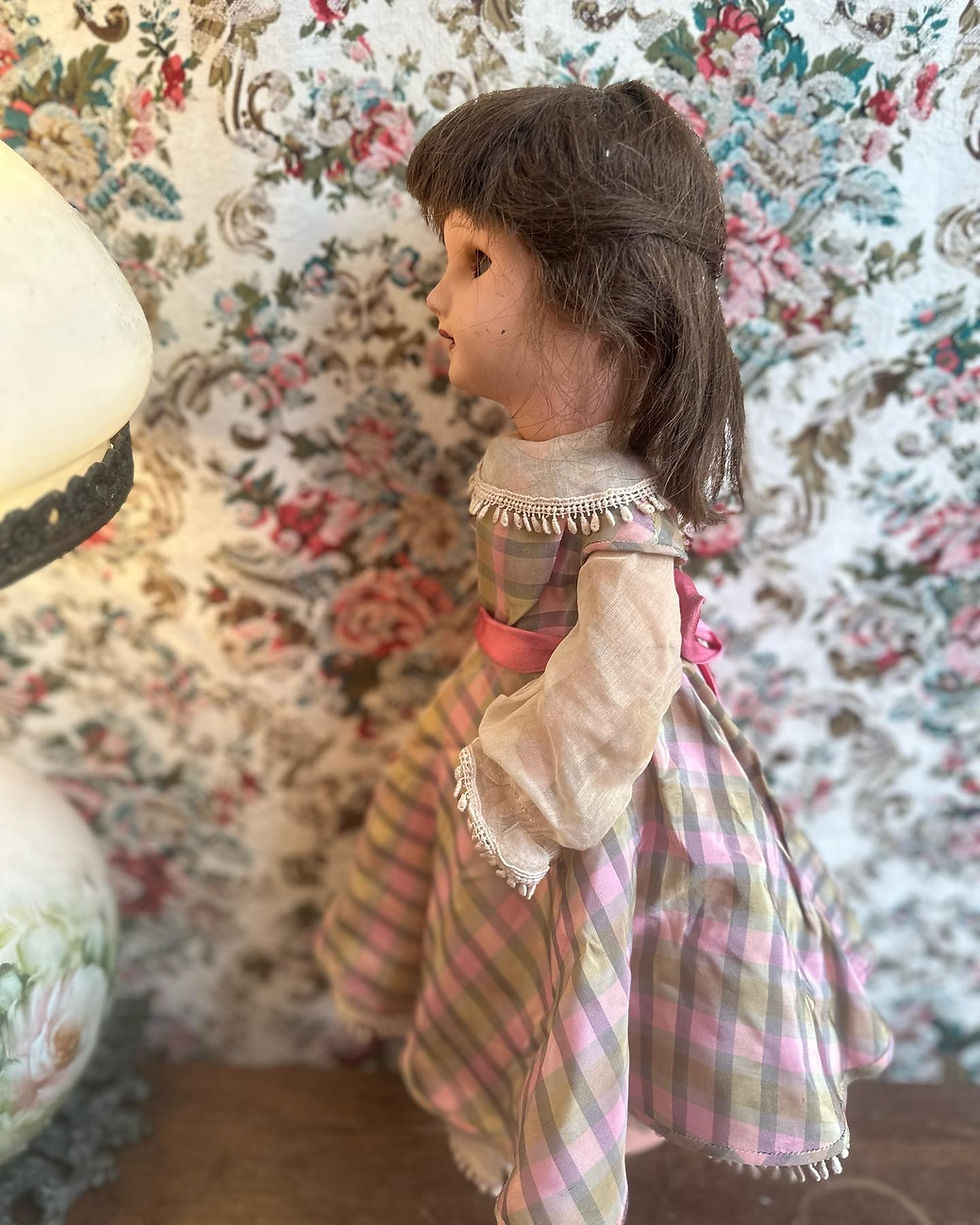 Miniatura: Boneca antique porcela francesa Paris 301 início século XX