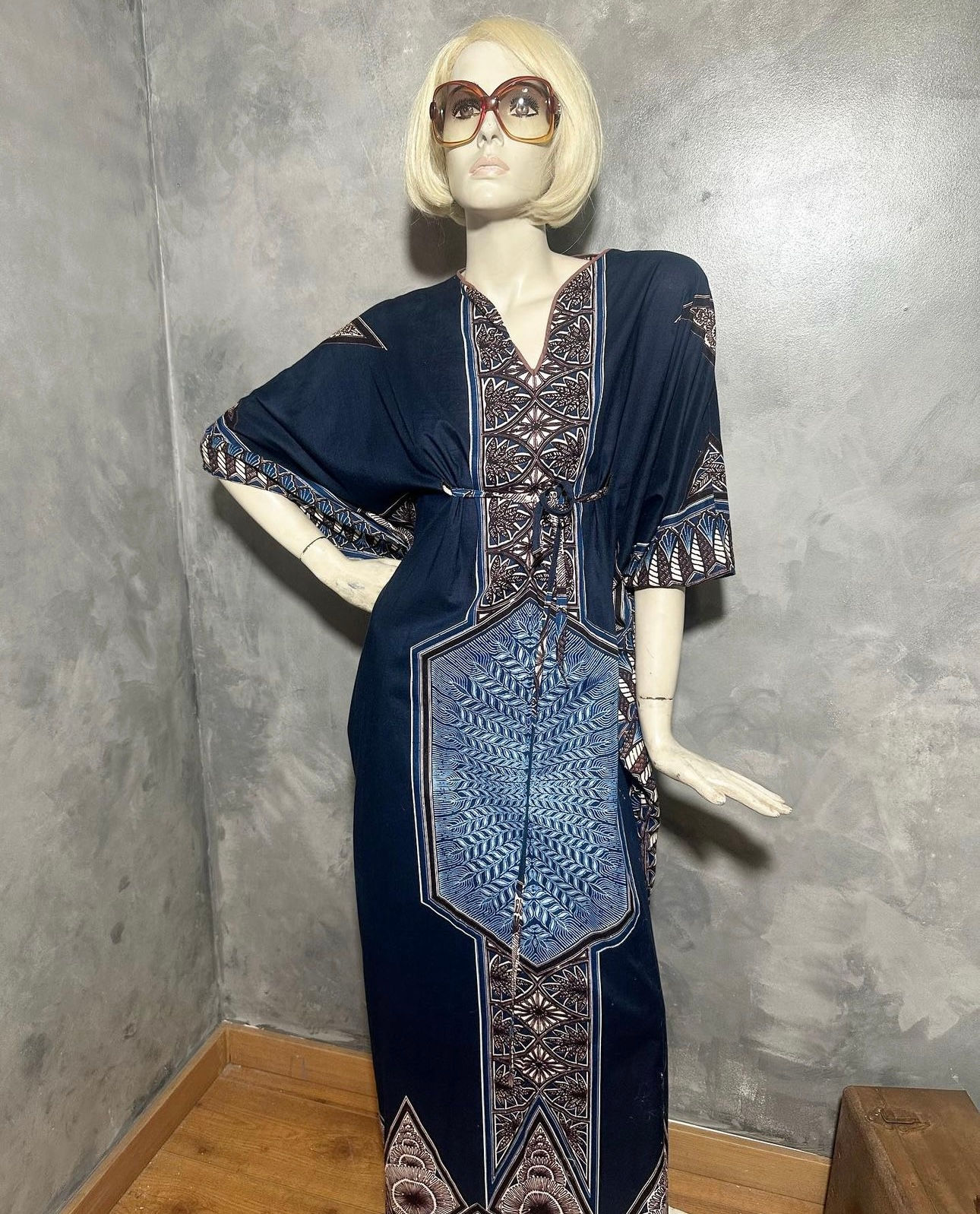 Kaftan túnica vintage inglesa 