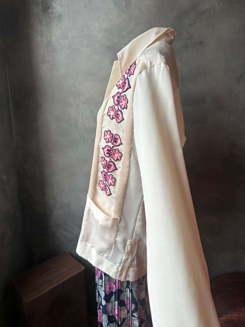 Miniatura: Blusa vintage Mexicana bordados artesanais 