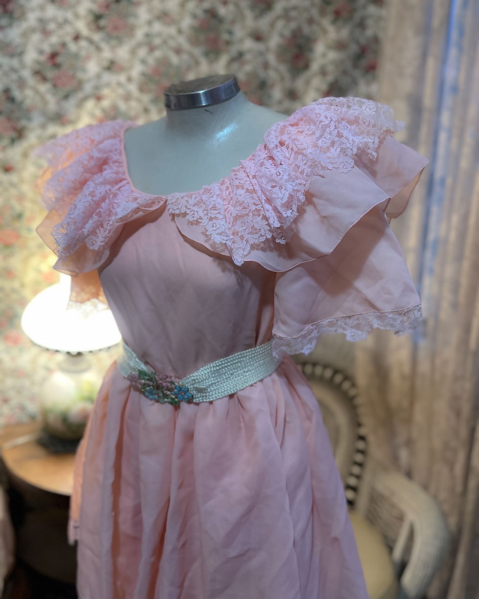 Miniatura: Vestido vintage 1980 boneca vitoriana PP