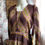 Miniatura: Vestido Vintage camponesa floral anos 70