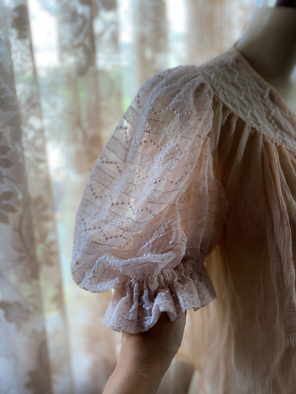 Miniatura: Liseuse amour vintage crepe de seda 