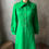Miniatura: vestido chemise 1970 verde tão vivo 