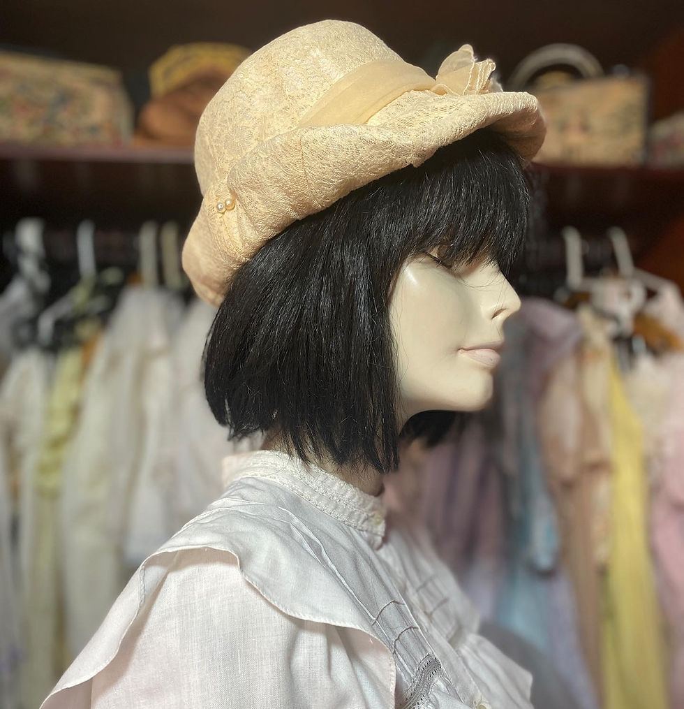 Miniatura: Chapéu romântico estilo belle Époque 