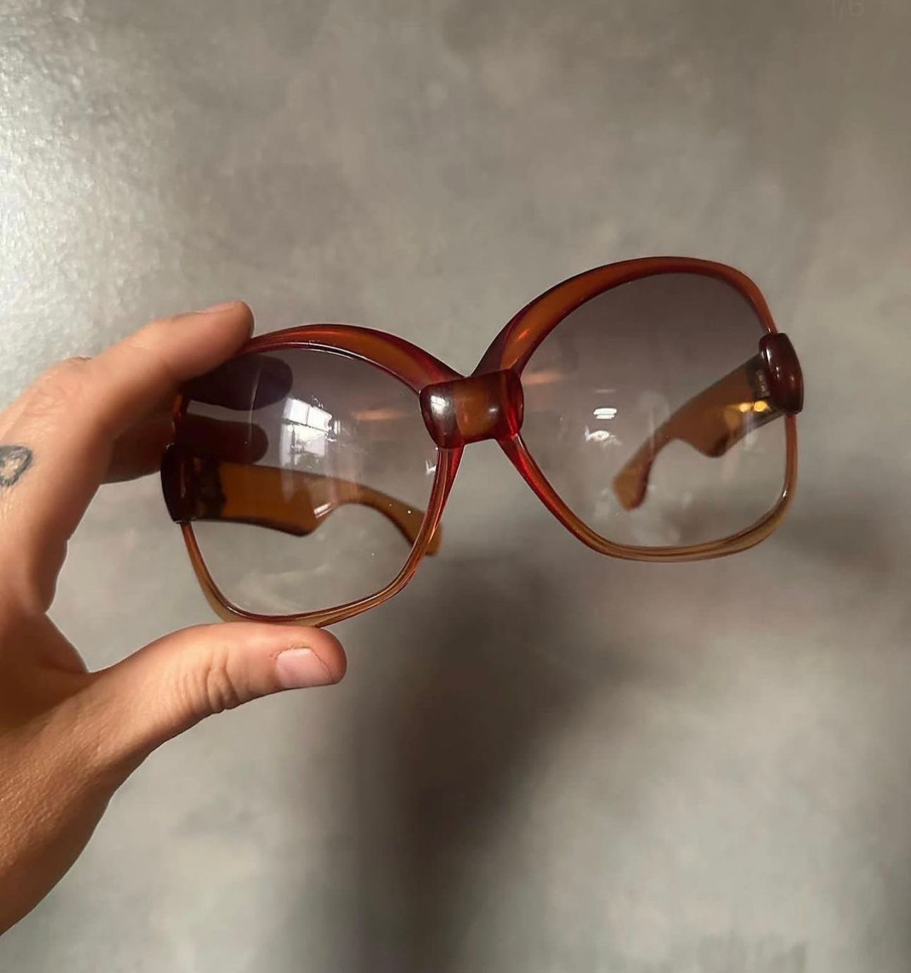 Óculos vintage 1970 Yves S@int Laurent