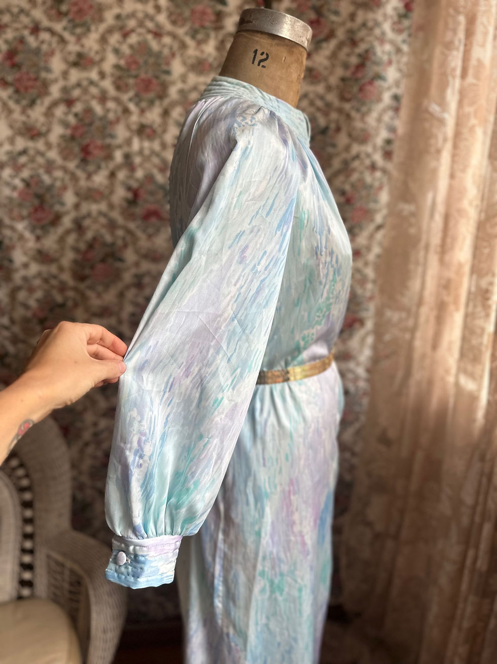 Miniatura: Vestido camisola vintage DI@R tons pastéis 1960/70