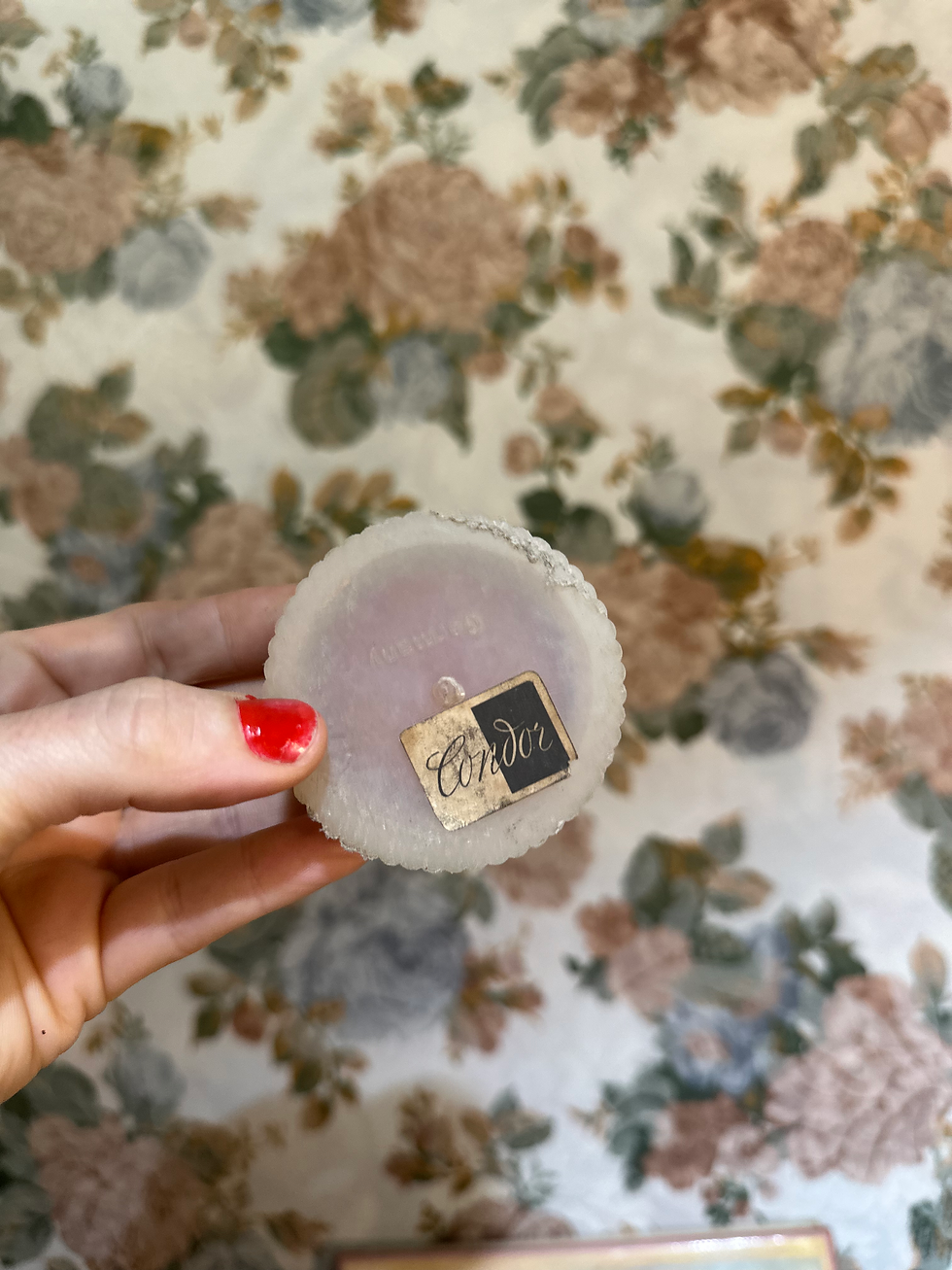 Miniatura: Pote de pó de arrroz  Alemanha pompom rosa C@ndor  