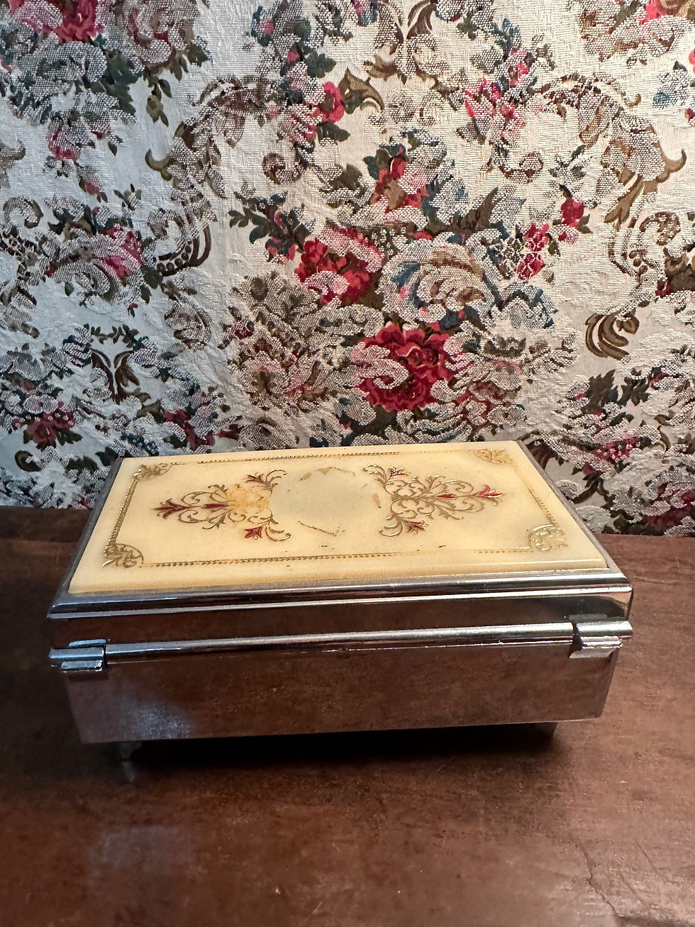 Miniatura: Caixa musical porta jóias musical bailarina baquelite 