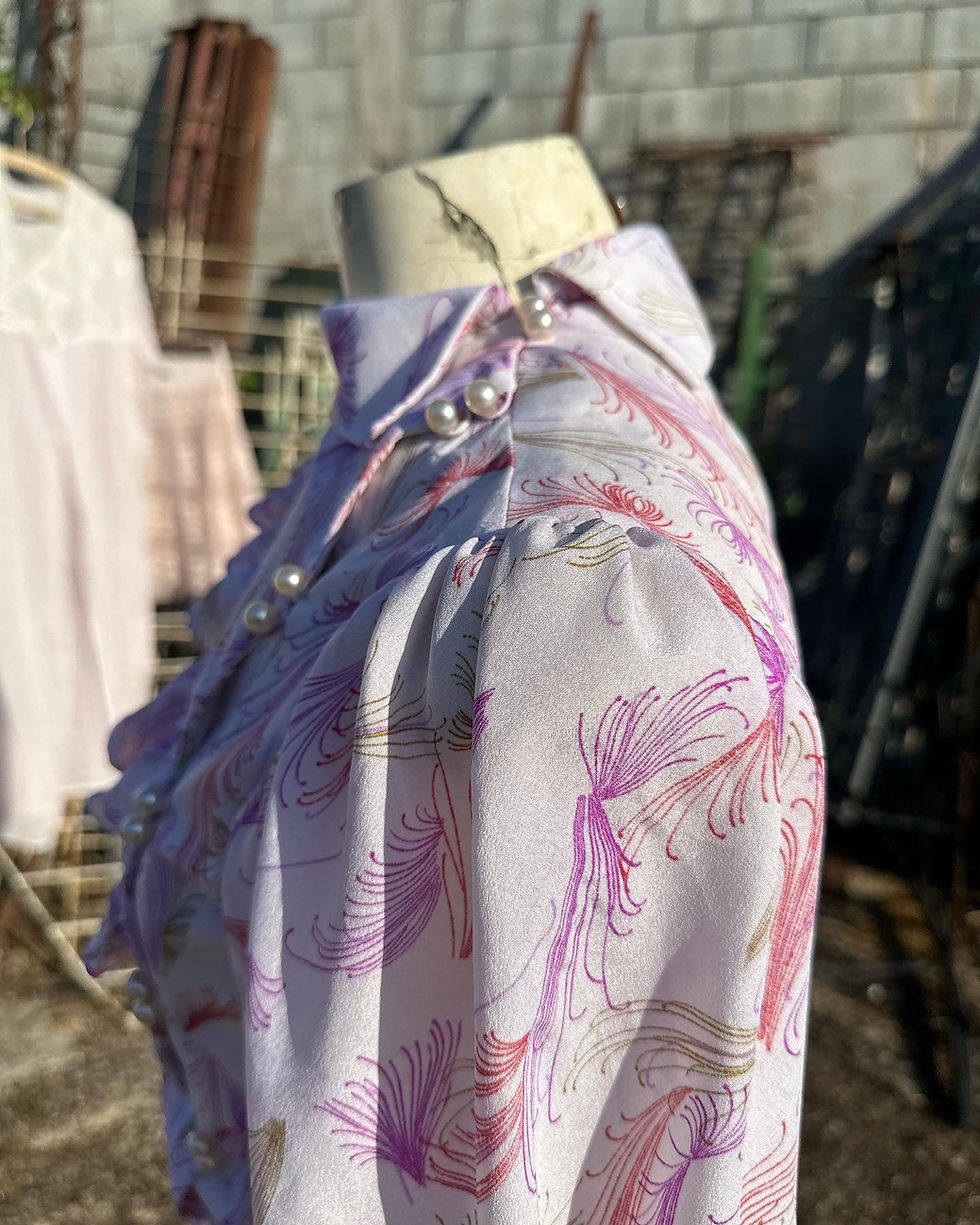 Miniatura: Vestido vintage 1980 vitoriano dolly